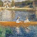Boating on the Seine Painting by Pierre Auguste Renoir Boating on the Seine Painting by Pierre Auguste Renoir
