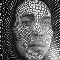 Bob Marley B W by Rob Hans Bob Marley B W by Rob Hans