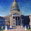 Boise Capitol Building 02 Painting by Kevin Hughes Boise Capitol Building 02 Painting by Kevin Hughes