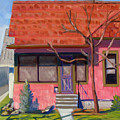 Boise Ridenbaugh st 02 Painting by Kevin Hughes Boise Ridenbaugh st 02 Painting by Kevin Hughes