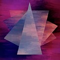 Bold Fuchsia And Blue Triangles by Brandi Fitzgerald Bold Fuchsia And Blue Triangles by Brandi Fitzgerald