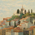 Bonnieux Vaucluse by E Colin Williams ARCA