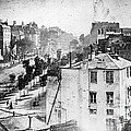 Boulevard Du Temple, By Daguerre, 1838 Photograph by Science Source Boulevard Du Temple, By Daguerre, 1838 Photograph by Science Source