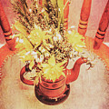 Bouquet Of Dried Flowers In Red Pot by Jorgo Photography - Wall Art Gallery Bouquet Of Dried Flowers In Red Pot by Jorgo Photography - Wall Art Gallery