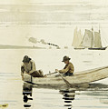 Boys Fishing Drawing by Winslow Homer Boys Fishing Drawing by Winslow Homer
