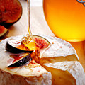 Brie Cheese With Figs And Honey by Johan Swanepoel Brie Cheese With Figs And Honey by Johan Swanepoel