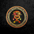 Brotherhood of the Snake - The Red and The Yellow Dragons on Black Velvet Digital Art by Serge Averbukh Brotherhood of the Snake - The Red and The Yellow Dragons on Black Velvet Digital Art by Serge Averbukh