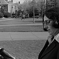 Brown University Student and his Mother, 1975 Photograph by Jeremy Butler Brown University Student and his Mother, 1975 Photograph by Jeremy Butler