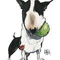 Brunk 3097 Drawing by Canine Caricatures By John LaFree Brunk 3097 Drawing by Canine Caricatures By John LaFree