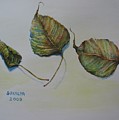 Buddha Leaf 1 Painting by Sukalya Chearanantana Buddha Leaf 1 Painting by Sukalya Chearanantana