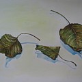 Buddha Leaf 2 Painting by Sukalya Chearanantana Buddha Leaf 2 Painting by Sukalya Chearanantana