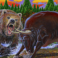 Bull And Bear by Carey Chen Bull And Bear by Carey Chen