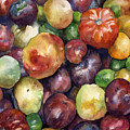 Bumper Crop of Heirlooms Painting by Anne Gifford Bumper Crop of Heirlooms Painting by Anne Gifford