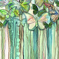 Butterfly Bloomies 2 - Peach Mixed Media by Carol Cavalaris Butterfly Bloomies 2 - Peach Mixed Media by Carol Cavalaris