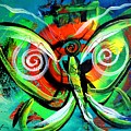 Butterfly Love Painting by J Vincent Scarpace Butterfly Love Painting by J Vincent Scarpace