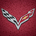 C7 Badge Red Digital Art by Douglas Pittman C7 Badge Red Digital Art by Douglas Pittman