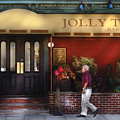 Cafe - Jolly Trolley Photograph by Mike Savad Cafe - Jolly Trolley Photograph by Mike Savad