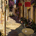 Cafe Piccolo Painting by Guido Borelli Cafe Piccolo Painting by Guido Borelli