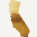 California Gold- Art by Linda Woods Mixed Media by Linda Woods California Gold- Art by Linda Woods Mixed Media by Linda Woods