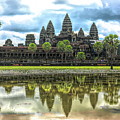 Cambodia Panorama Angkor Wat Reflections Digital Art by Chuck Kuhn Cambodia Panorama Angkor Wat Reflections Digital Art by Chuck Kuhn