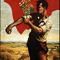 Canada - Canadian Pacific Railway - Flag - Retro travel Poster - Vintage Poster Mixed Media by Studio Grafiikka Canada - Canadian Pacific Railway - Flag - Retro travel Poster - Vintage Poster Mixed Media by Studio Grafiikka
