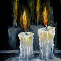 Candles oil painting by Natalja Picugina Candles oil painting by Natalja Picugina