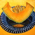 Cantaloupe Oil Painting by Natalja Picugina Cantaloupe Oil Painting by Natalja Picugina