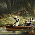 Capture Of The Daughters Of Daniel Boone And Richard Callaway By The Indians by Karl Bodmer Capture Of The Daughters Of Daniel Boone And Richard Callaway By The Indians by Karl Bodmer