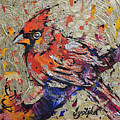 Cardinal Painting by Jyotika Shroff Cardinal Painting by Jyotika Shroff
