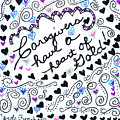 Caregiver Hearts Drawing by Carole Brecht Caregiver Hearts Drawing by Carole Brecht