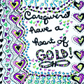 Caregiver Joy Drawing by Carole Brecht Caregiver Joy Drawing by Carole Brecht