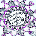 Caregiver Sun Drawing by Carole Brecht Caregiver Sun Drawing by Carole Brecht