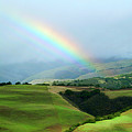 Carmel Valley Rainbow Photograph by Charlene Mitchell Carmel Valley Rainbow Photograph by Charlene Mitchell