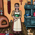 Carmelitas Kitchen Art by Victoria De Almeida