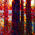 Carnelian Morning Painting by Mandy Budan Carnelian Morning Painting by Mandy Budan