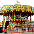 Carousel on the Wildwood, New Jersey Boardwalk Photograph by Linda Stern Carousel on the Wildwood, New Jersey Boardwalk Photograph by Linda Stern