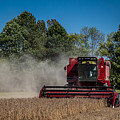 Case IH Bean Harvest Photograph by Ron Pate Case IH Bean Harvest Photograph by Ron Pate