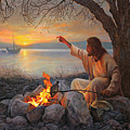 Cast Your Nets on the Right Side Painting by Greg Olsen Cast Your Nets on the Right Side Painting by Greg Olsen