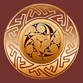 Celtic Spiral and Key Pattern by Melissa A Benson Celtic Spiral and Key Pattern by Melissa A Benson