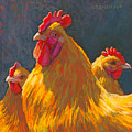 Charlie's Chickens Pastel by Rita Kirkman Charlie's Chickens Pastel by Rita Kirkman