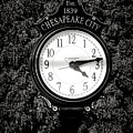 Chesapeake City Clock Photograph by Olivier Le Queinec Chesapeake City Clock Photograph by Olivier Le Queinec