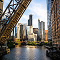 Chicago Downtown and Kinzie Street Railroad Bridge by Paul Velgos Chicago Downtown and Kinzie Street Railroad Bridge by Paul Velgos
