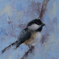 Chickadee #2 Painting by Monica Burnette Chickadee #2 Painting by Monica Burnette