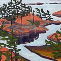 Chickanishing Creek Meets Georgian Bay by Phil Chadwick