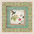 Chinoiserie Vintage Hummingbirds n Flowers 2 Digital Art by Audrey Jeanne Roberts Chinoiserie Vintage Hummingbirds n Flowers 2 Digital Art by Audrey Jeanne Roberts