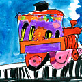 ChooChoo Train Painting by Gina Barba Age Five ChooChoo Train Painting by Gina Barba Age Five