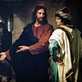 Christ and the Rich Young Ruler Painting by Heinrich Hofmann Christ and the Rich Young Ruler Painting by Heinrich Hofmann