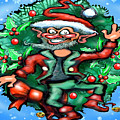 Christmas Elf Digital Art by Kevin Middleton Christmas Elf Digital Art by Kevin Middleton