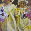 Christmas Eve Painting by Saundra Johnson Christmas Eve Painting by Saundra Johnson