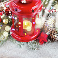 Christmas Red Lantern Photograph by Anastasy Yarmolovich Christmas Red Lantern Photograph by Anastasy Yarmolovich